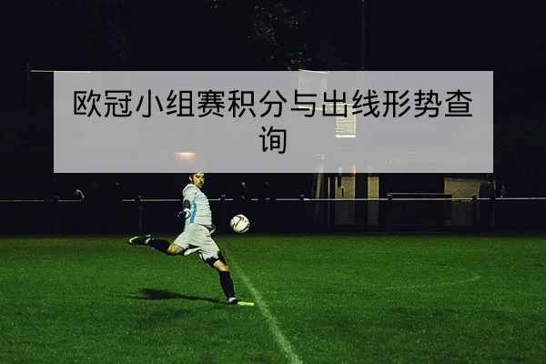 欧冠小组赛积分与出线形势查询